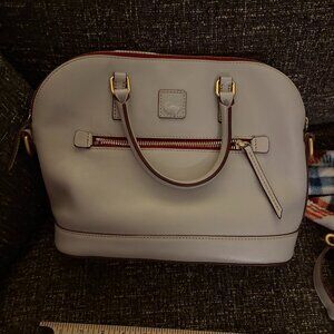 NWOT Dooney & Bourke Saffiano Satchel - Ecru